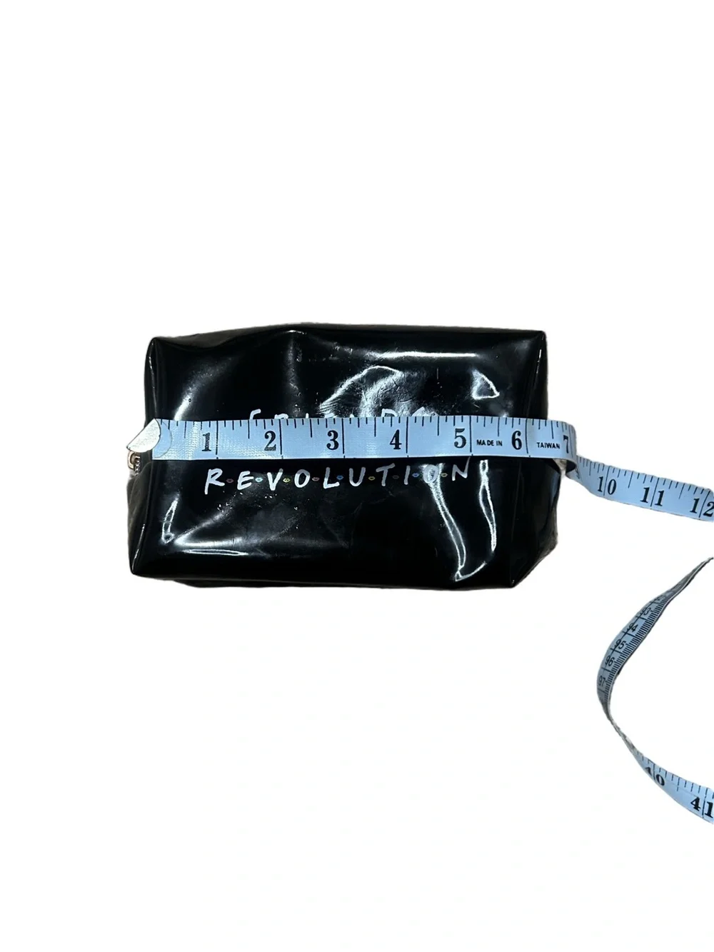 Friends x Revolution Black Cosmetic Makeup Bag Zipper Pouch TV Show Merchandise